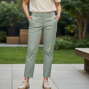 Talbots Light Sage Straight-Leg Capris